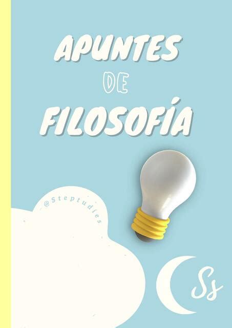 Apuntes de Filosofía Steptudies uDocz