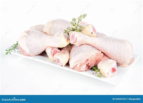 Raw Chicken Drumsticks Stock Image Image Of Poultry 25445143