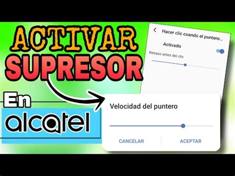 Activa El Supresor En Alcatel Supresor En Celulares Alcatel Free Fire