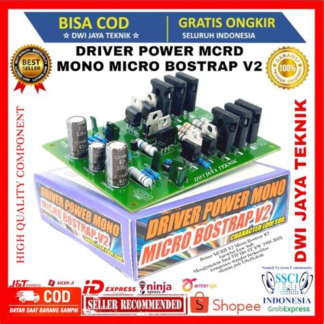 Jual Driver Power Mono Mcrd Micro Bostrap Nkri V Low Sub Shopee