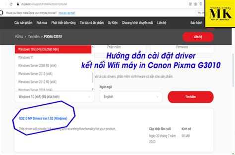 H Ng D N C I T Driver K T N I Wifi M Y In Canon Pixma G