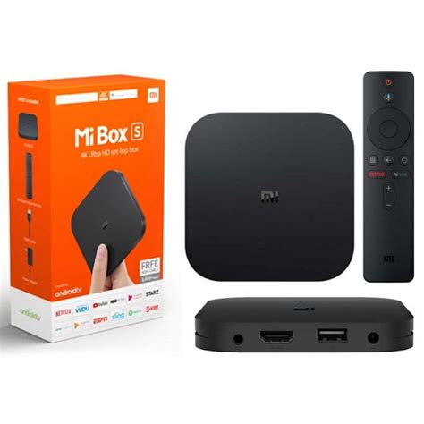 TV BOX MI BOX S XIAOMI MI SMART ANDROID TV 4K HOGAR