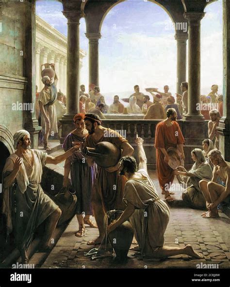 Bloch Carl Heinrich Turning Water To Wine The Wedding At Cana