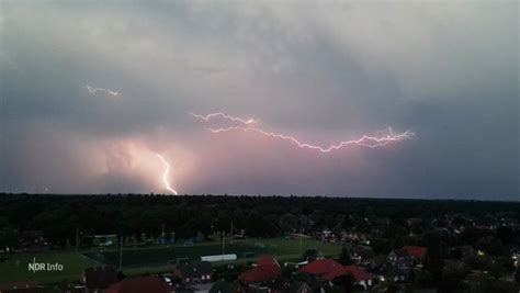 Unwetter Im Norden Starkregen F Hrt Zu Berschwemmungen Ndr De