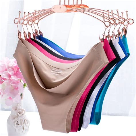 Buy New Hot Women S Invisible Panties Ice Briefs Silk Cool Thongs Intimates