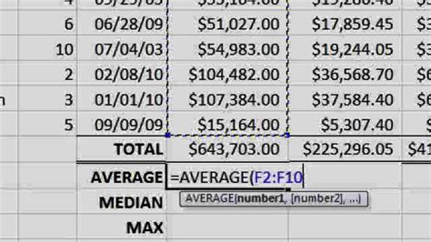 What Are SUM AVERAGE MEDIAN MAX MIN In Excel Howcast