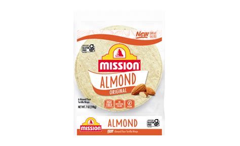 Mission Foods Almond Flour And Cauliflower Flour Tortillas Snack Food