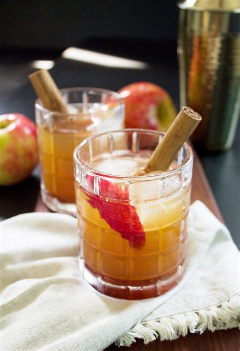 Apple Cider Bourbon Cocktail Natashas Food Adventures