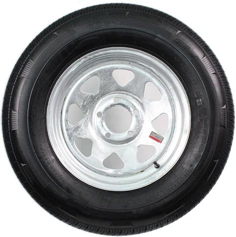 185 80 13 ST185 80 R13 Radial Trailer Tire LOAD RANGE C Mounted On