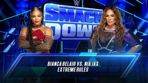 WWE SMACKDOWN LIVE FULL MATCH Nia Jax VS Bianca Belair YouTube