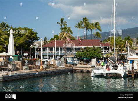 Pioneer Inn, Lahaina Harbor; Lahaina, Maui, Hawaii, United States of ...