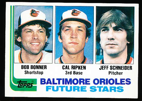 Lot Detail 1982 Topps Bb 21 Cal Ripken Jr RC Orioles