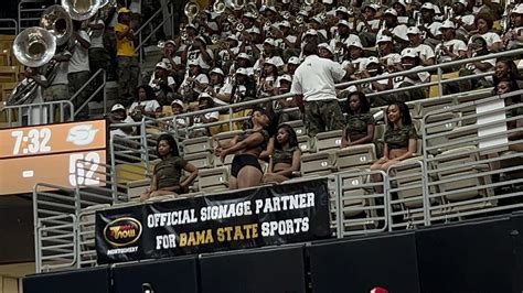 Asu Sensational Stingettes Vs Southern University Basketball Game Hey