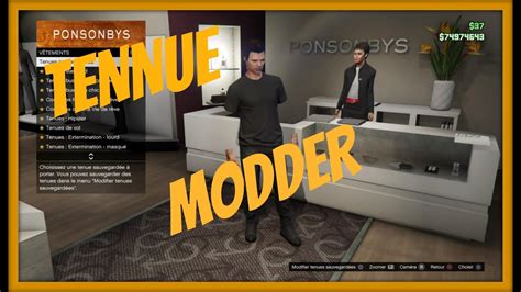 Glitch Gta 5 Online Avoir Une Tennue Moddée En 1 31 Youtube