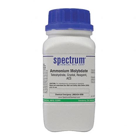 Spectrum Ammonium Molybdate Tetrahydrate Crystal Reagent Acs 12054