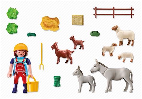 Playmobil Ferme Enclos Avec Fermi Re Et Animaux