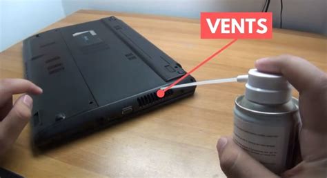 how to clean laptop fans without opening