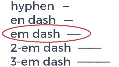 Em Dashes 2 Em Dashes And 3 Em Dashes