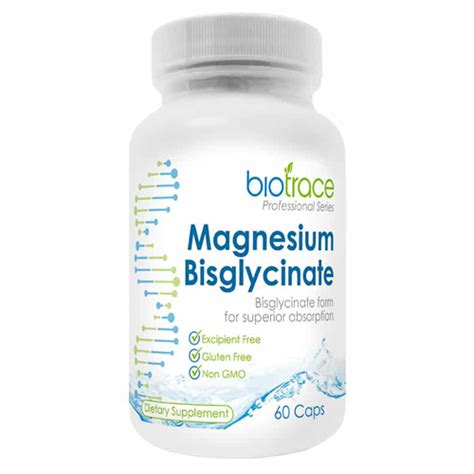 Nature Foods Biotrace Magnesium Bisglycinate Caps