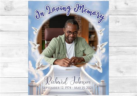 In Loving Memory PNG Photo Template Memorial PNG Transparent Frame To