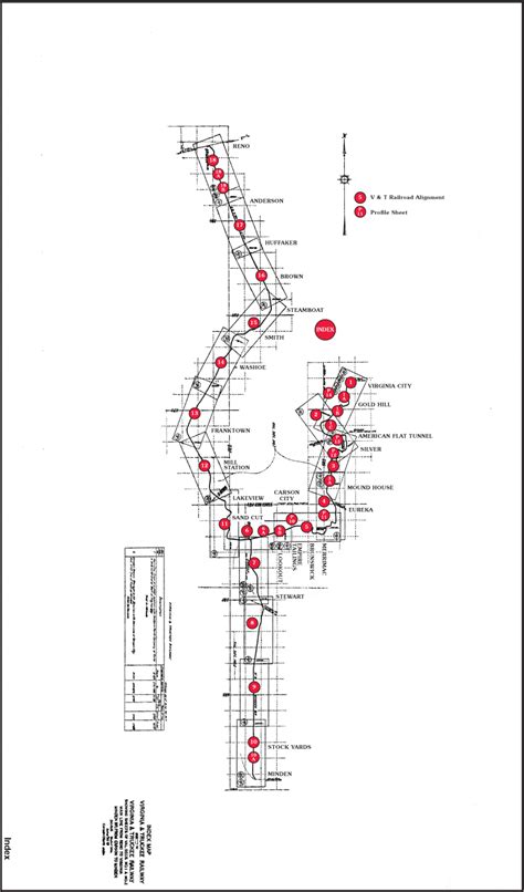 Virginia And Truckee Railroad Map - World Time Zone Map