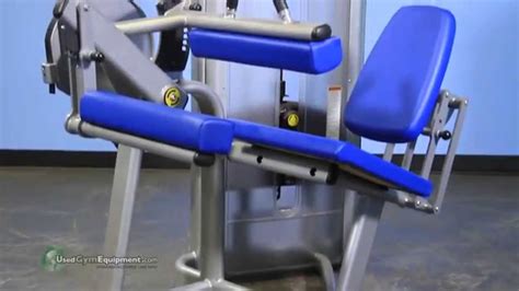 Used Gym Equipment Cybex Vr Seated Leg Curl Youtube