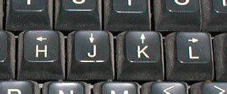 Here is why vim uses hjkl keys as arrow keys