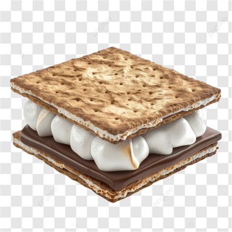 Smore With Cracker Chocolate And Marshmallow Homemade Traditional