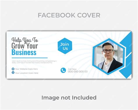 Premium Vector | Business facebook banner template