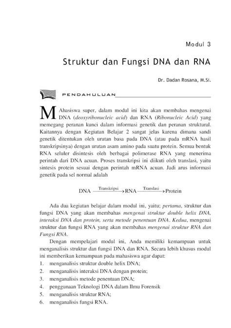 Pdf Modul Strukturdan Fungsi Dna Dan Rna Dokumen Tips