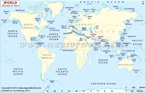 Bodies Of Water World Map ~ CVGKUG