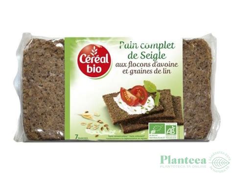 Paine Integrala Secara Fulgi Ovaz Seminte In Eco 500g Cereal Bio