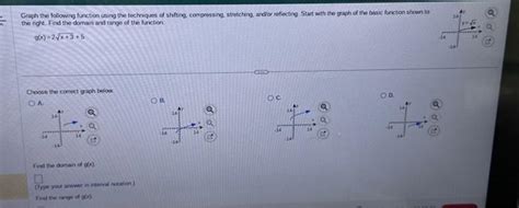 Solved Graph The Following Function Using The Techniques Of Chegg