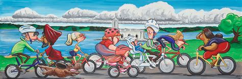 Picture - Rutland Water Cycle Path - 120cms x 40cms - Mick Wright ...