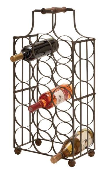 15 Bottle Wine Rack Globe Imports