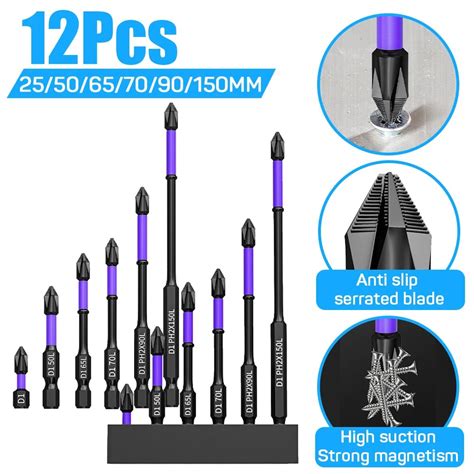 Ph Cross Screwdriver Set Cabe A De Lote Magn Tica Broca De Impacto