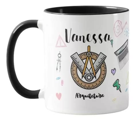 Caneca Arquitetura Profissão Arquiteta Personalizada C Nome