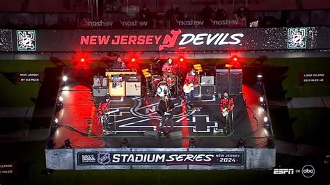 Max Weinberg Introduces Gaslight Anthem New Jersey Devils Stadium