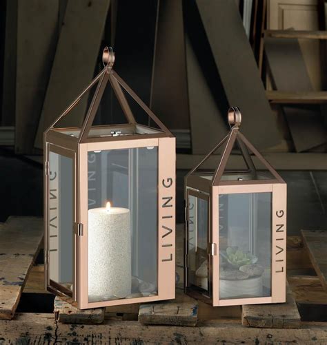 Rose Metal Living Lanterns wholesale at Koehler Home Décor Celebrate