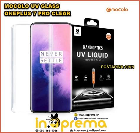 Oneplus 7 Pro One Plus 7pro Kaljeno Staklo Uv Zastitno Staklena Folija