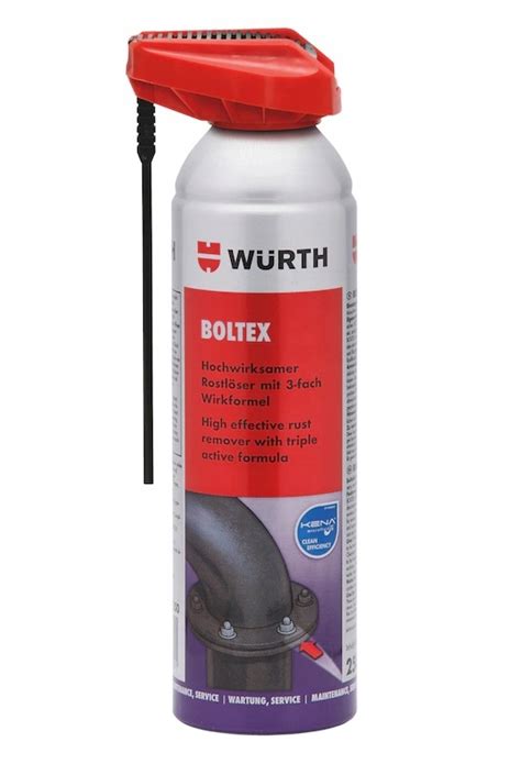 Odrdzewiacz W Sprayu Preparat Do Usuwania Rdzy Wurth Boltex COBRA 300ml