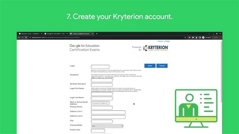 How To Register For A Kryterion Account Gce Registration Youtube