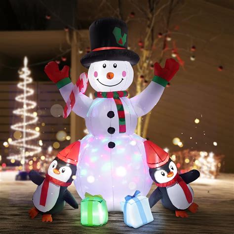 Buy Roylvan Christmas Inflatables Snowman Penguins Outdoor Decoration