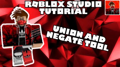 How To Use The Union Negate Tool Roblox Studio Tutorial YouTube