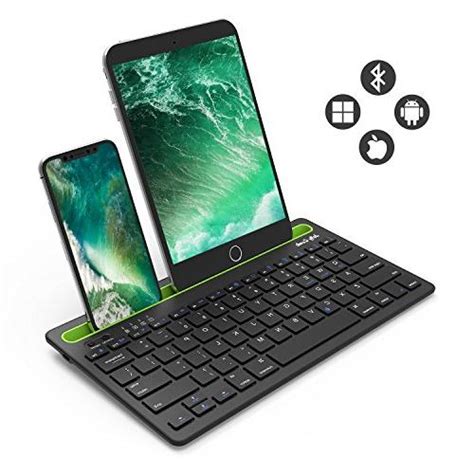 Bluetooth Keyboard, Jelly Comb BK230 Dual Channel Multi-Device