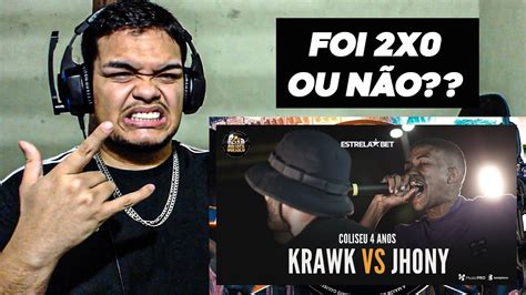 Jogou Na Cara Krawk Sp X Jhony Batalha Do Coliseu Coliseu