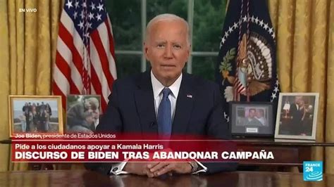 He decidido pasar la antorcha a una nueva generación Joe Biden tras