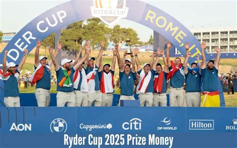 Ryder Cup 2025 Prize Money - OT Sports