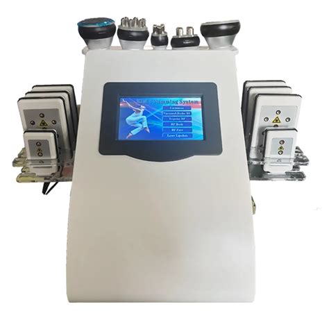 40k Ultrasonic Cavitation Vacuum Radio Frequency Laser 6 In 1 Body