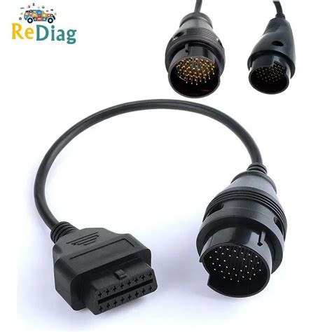 Adaptador De Diagn Stico Obdii Obd Para Coche Conector De Cable Macho